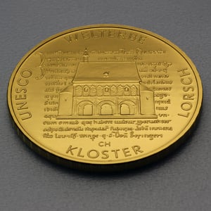 Goldmünze 100 Euro "Lorsch" 2014 Unesco-Weltkulturerbe (Deutschland) - Miniaturansicht 3