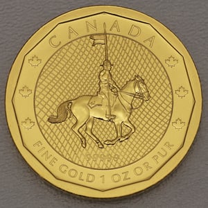 Goldmünze 1oz "Mounted Police" 2011 (Kanada) - Hauptansicht
