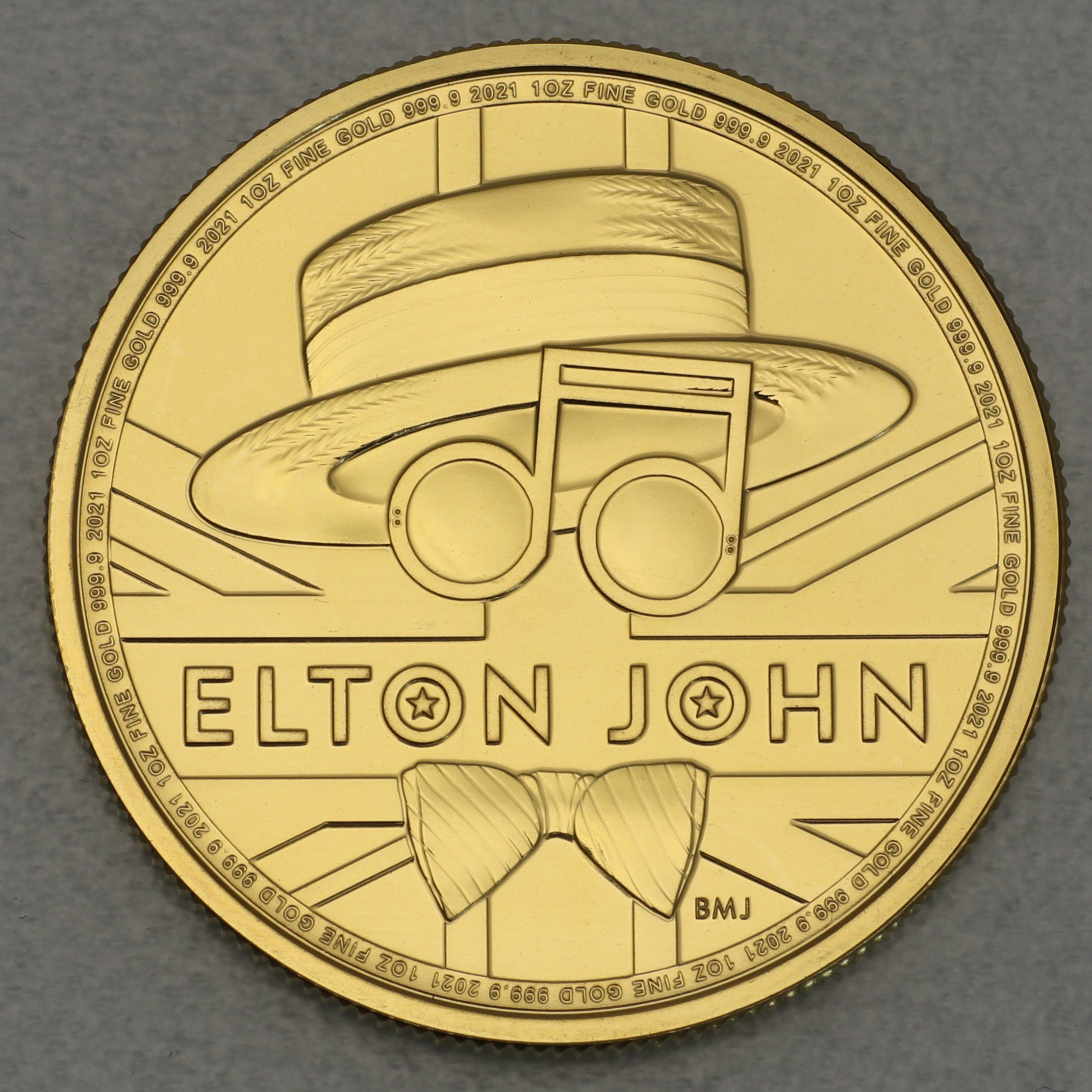 Goldmünze 1oz "Elton John" 2021 Music Legends (Großbritannien) - Hauptansicht