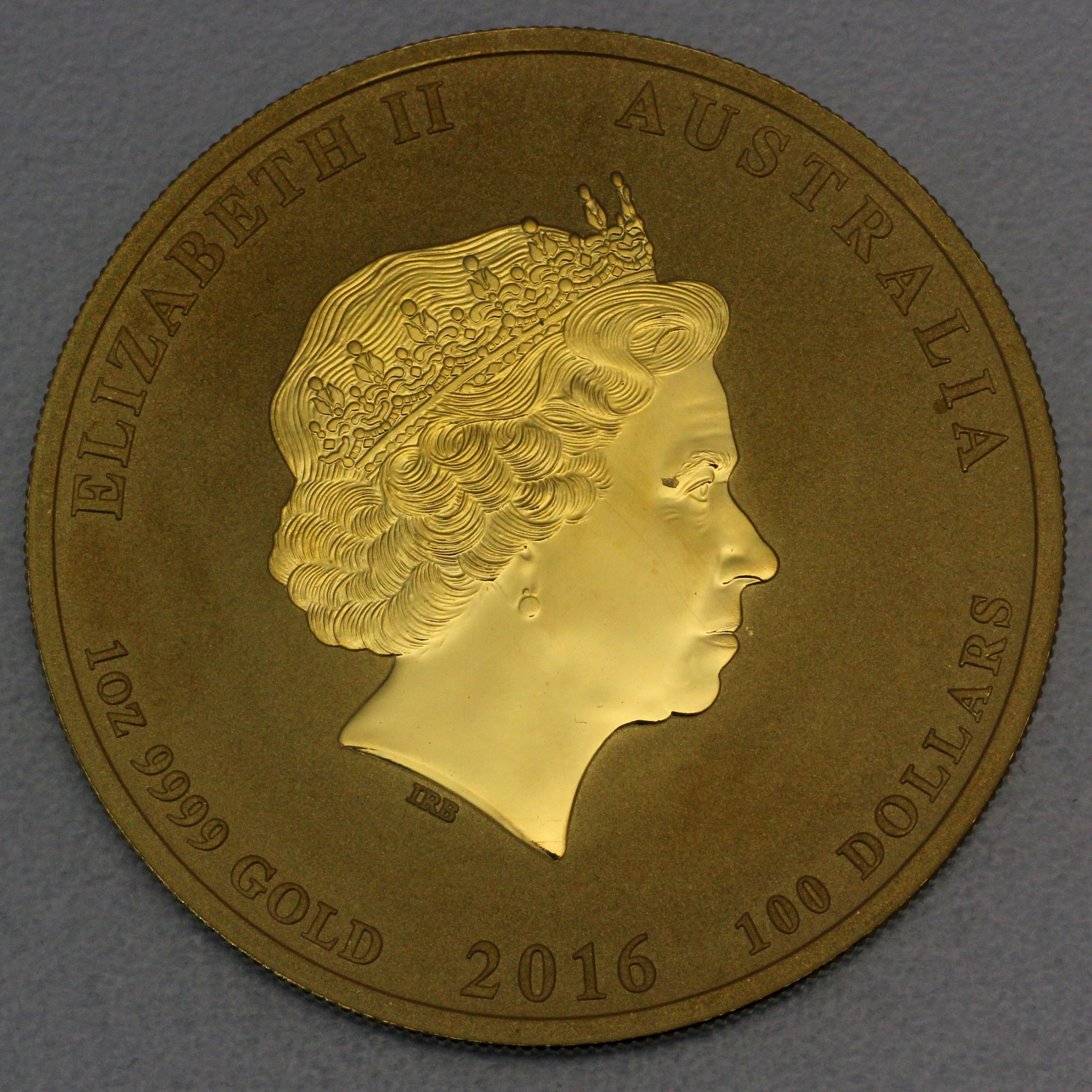 Goldmünze 2oz "Affe" 2016 Lunar II – Year of the Monkey (Australien) - Detailansicht 1