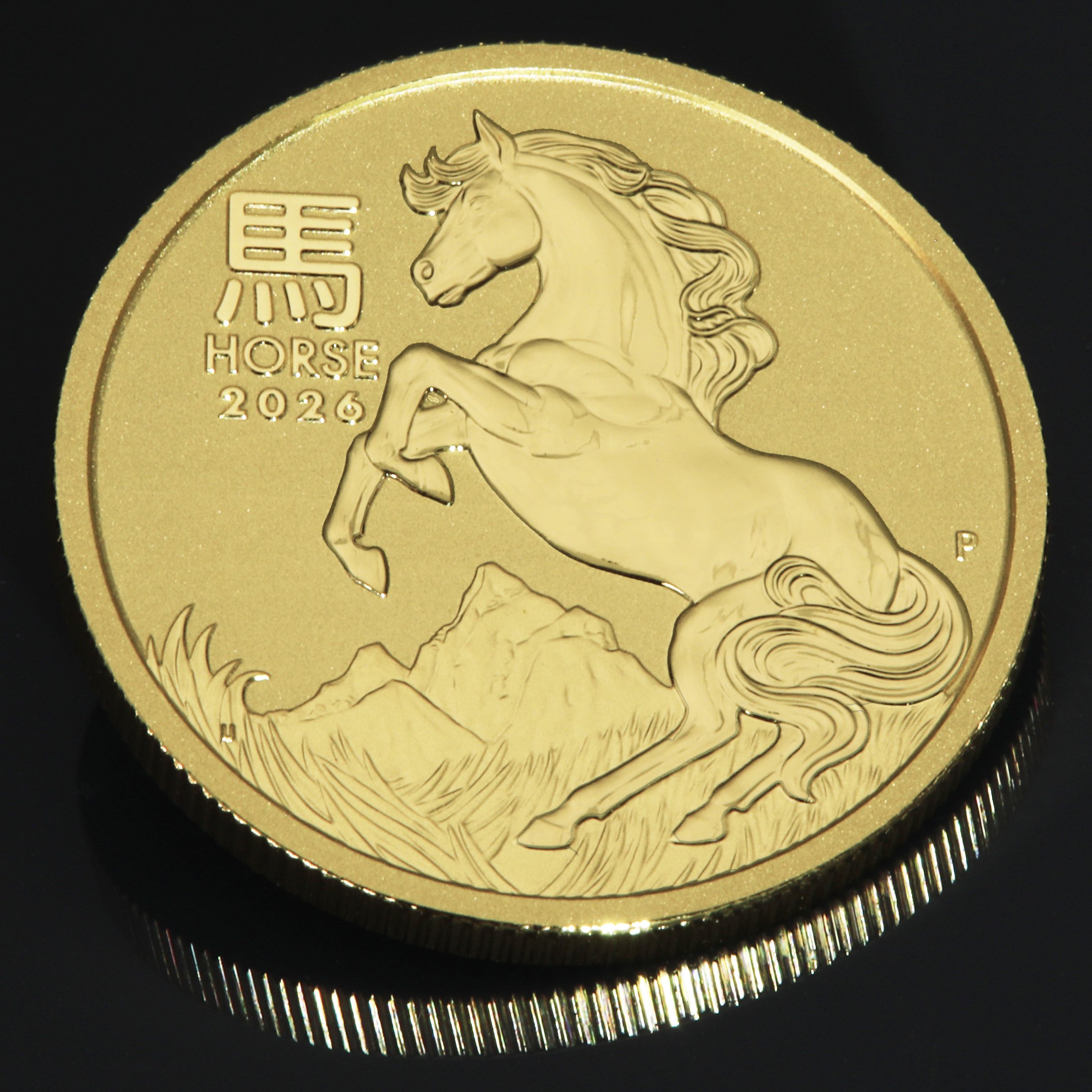 Goldmünze 1/2oz "Pferd" 2026 Lunar III – Year of the Horse (Australien) - Detailansicht 4