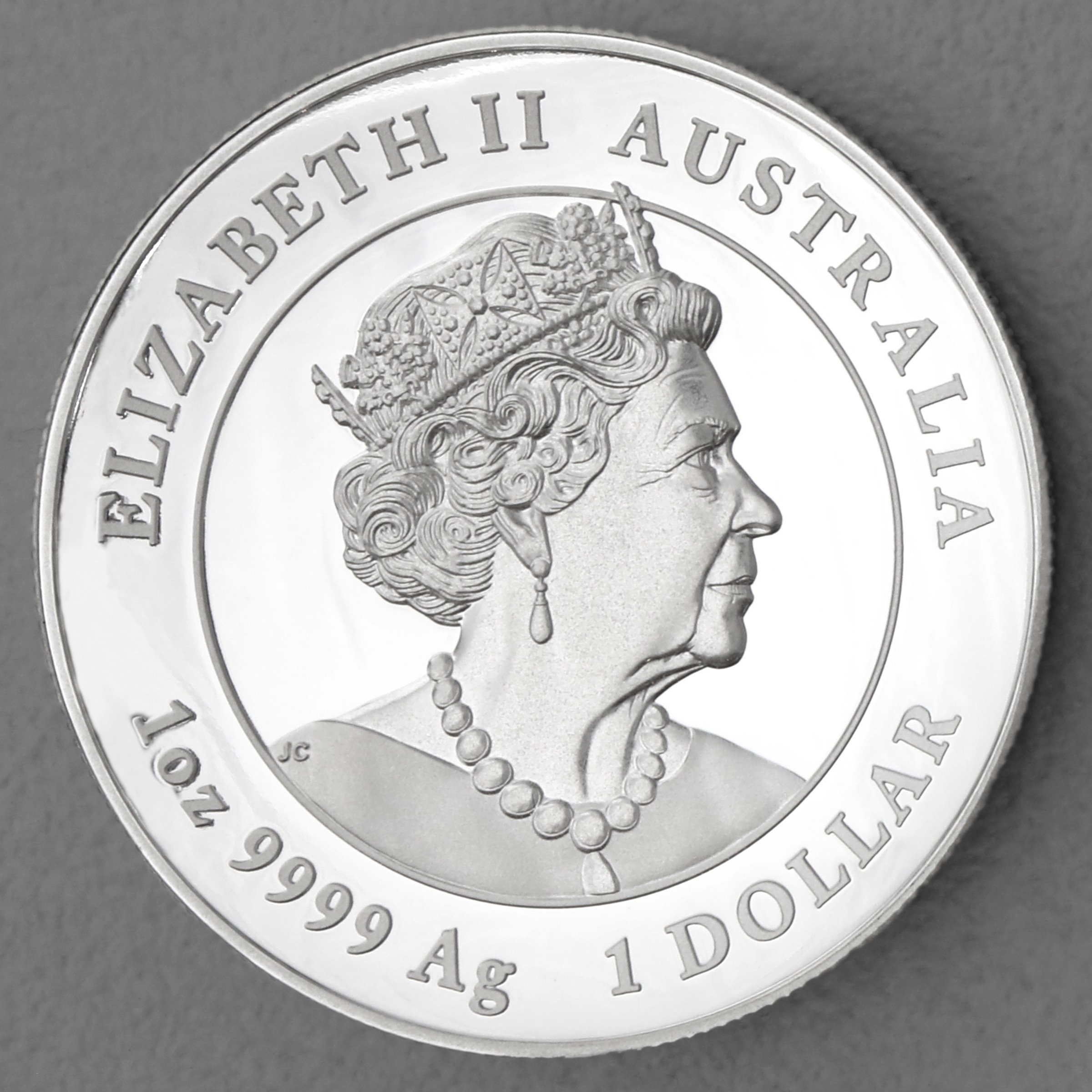 Silbermünze 1oz "Hase" 2023 (PP/HR) Lunar III – Year of the Rabbit (Australien) - Detailansicht 1