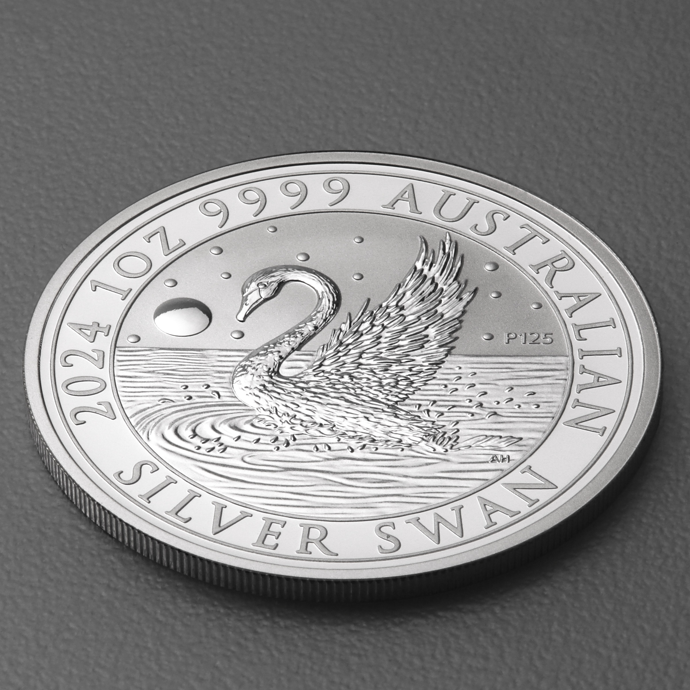 Silbermünze 1oz "Schwan" 2024 Australian Silver Swan (Australien) - Detailansicht 2