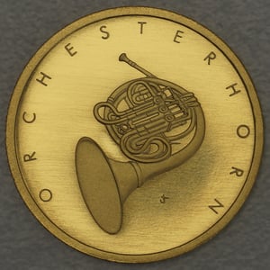 Goldmünzen 50 Euro "Musikinstrumente" 2018-2022 Set – 5-teilig (Deutschland) - Miniaturansicht 4