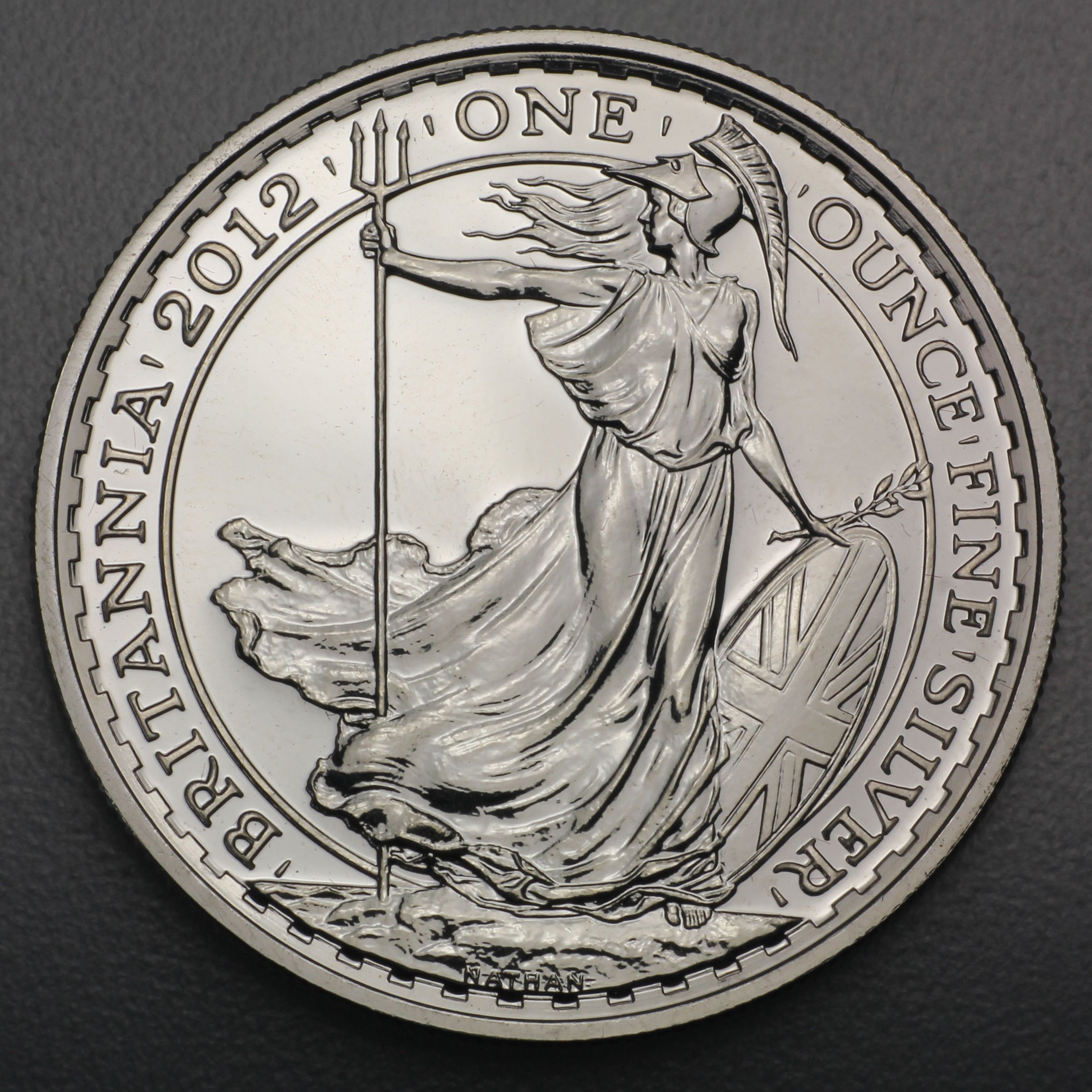 Silbermünze 1oz "Britannia" 2012 (Großbritannien) - Hauptansicht