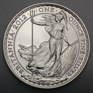 Silbermünze 1oz "Britannia" 2012 (Großbritannien) - Hauptansicht