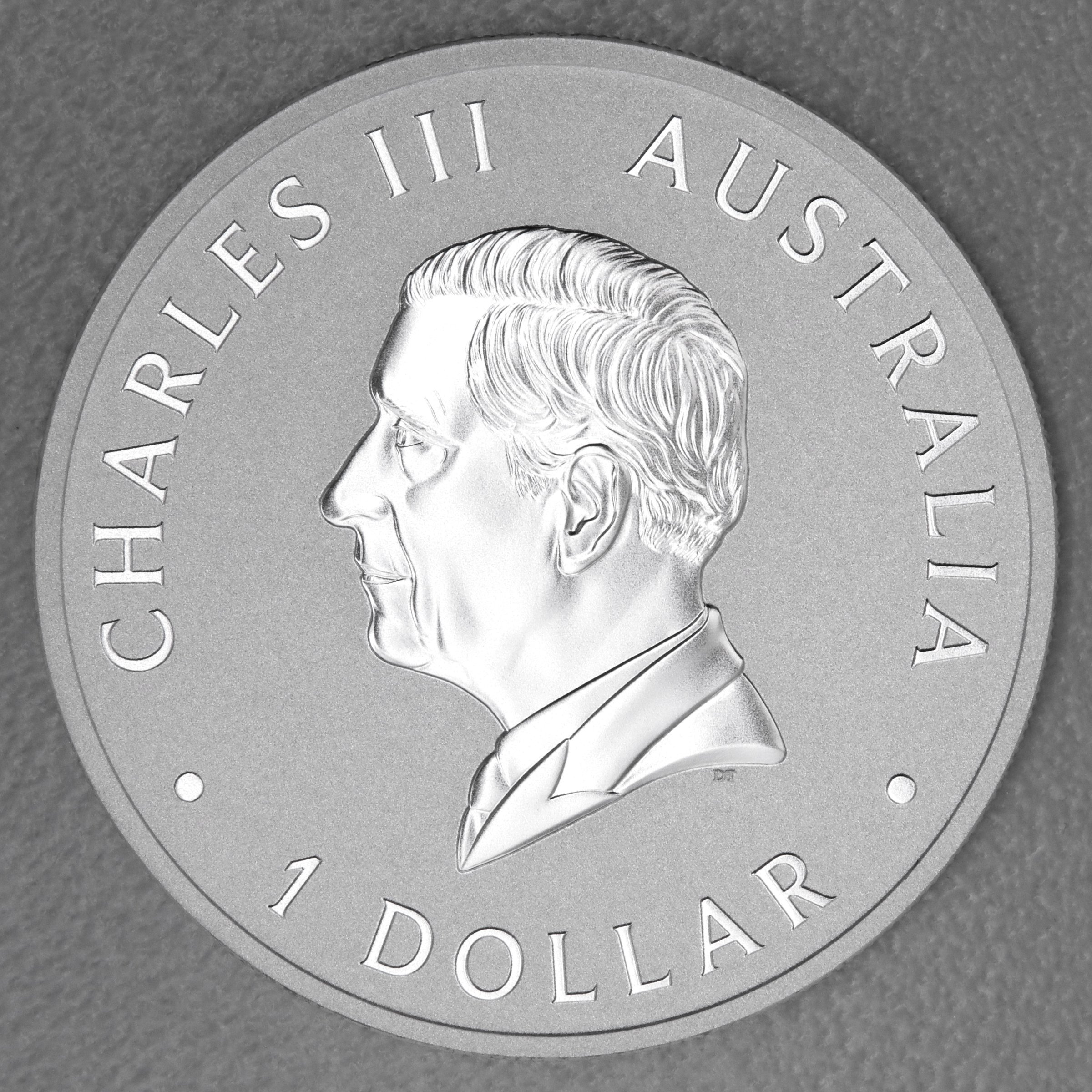 Silbermünze 1oz "Kookaburra" 2024 diff. (Australien) - Detailansicht 1