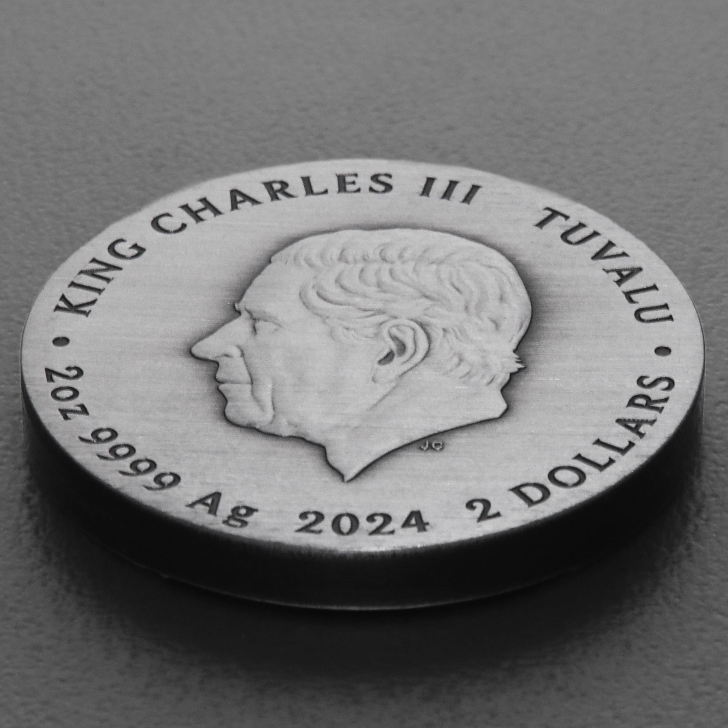 Silbermünze 2oz "Frida Kahlo" 2024 (AF/koloriert) (Tuvalu) - Detailansicht 3