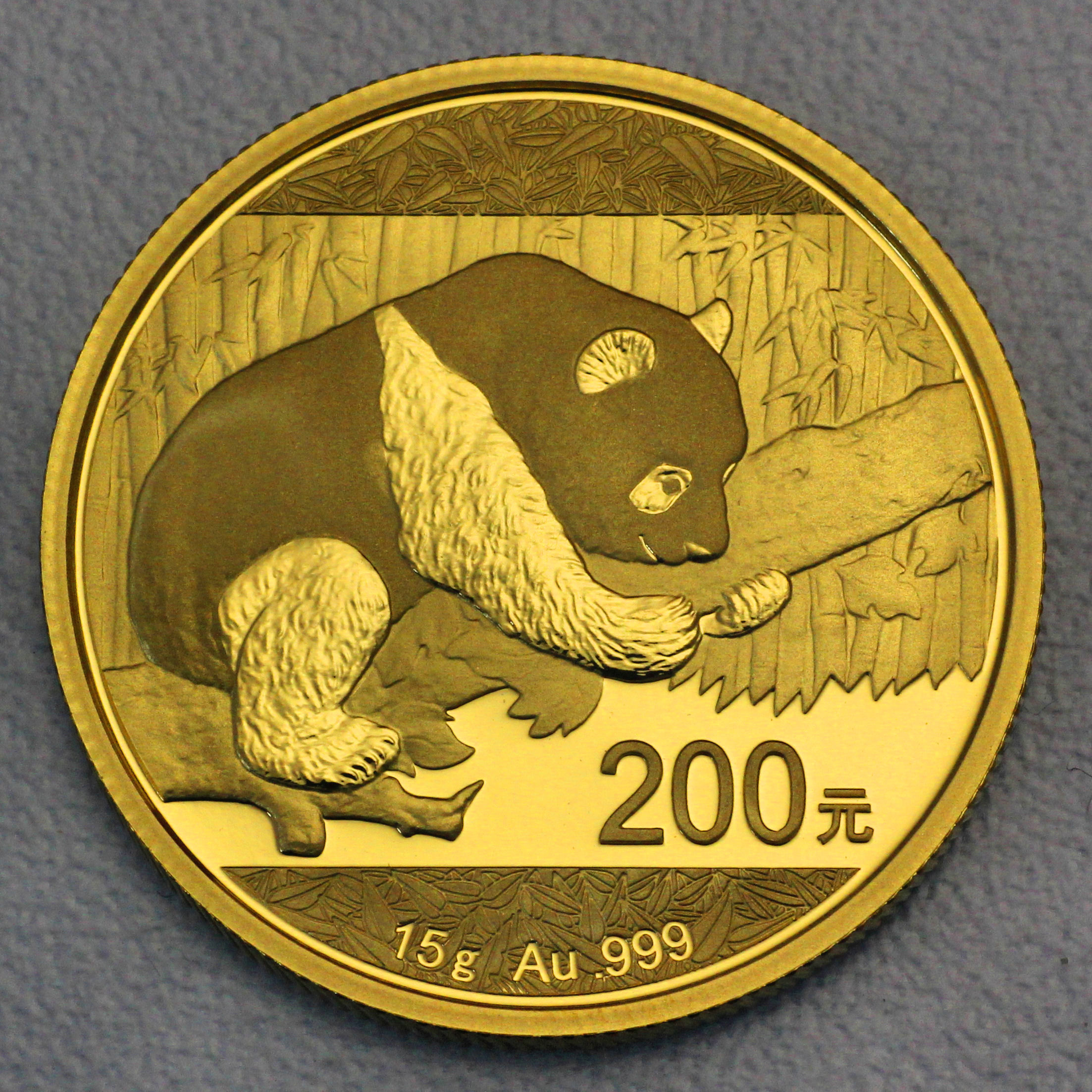 Goldmünze 15g "Panda" 2016 (China) - Hauptansicht