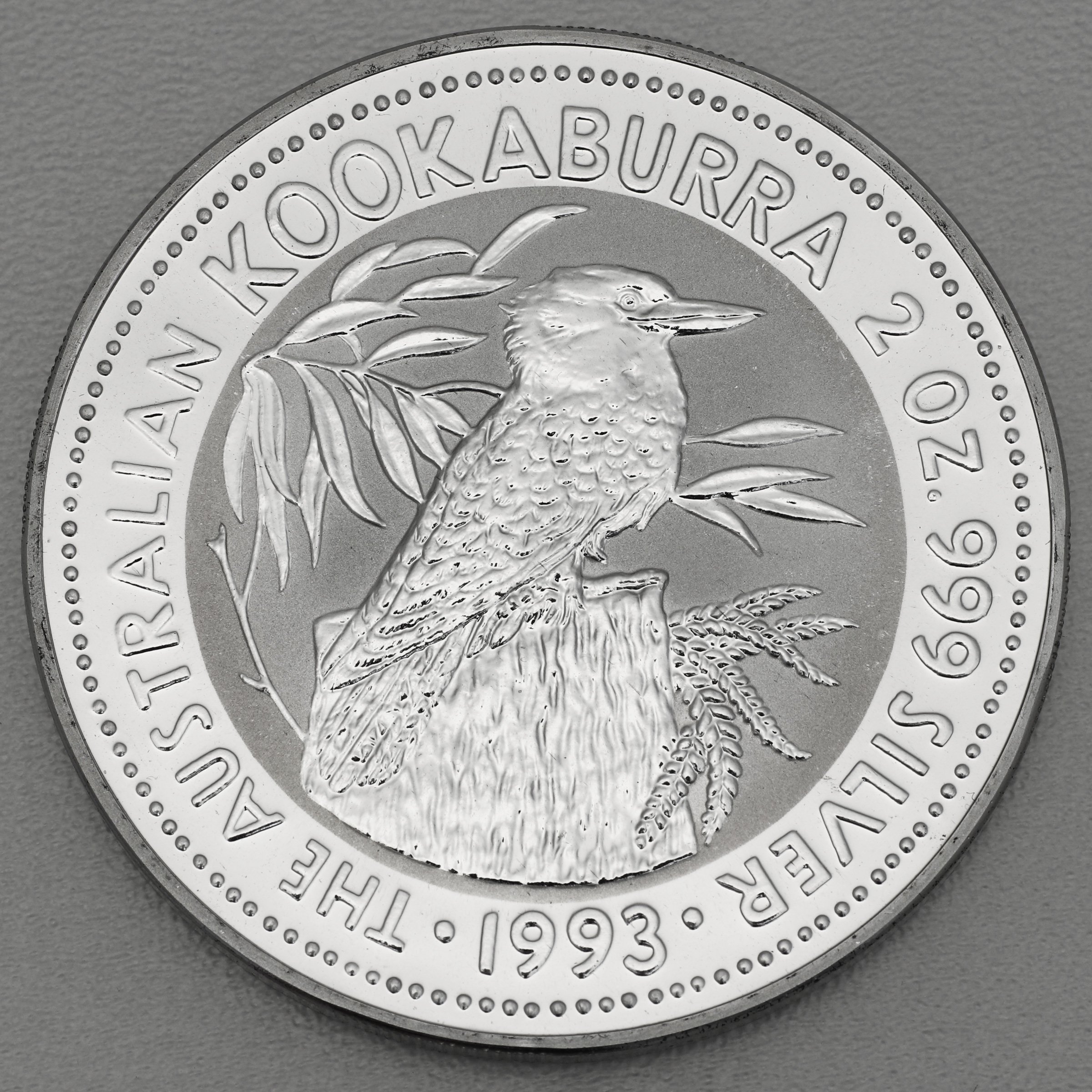 Silbermünze 2oz "Kookaburra" 1993 (Australien) - Hauptansicht