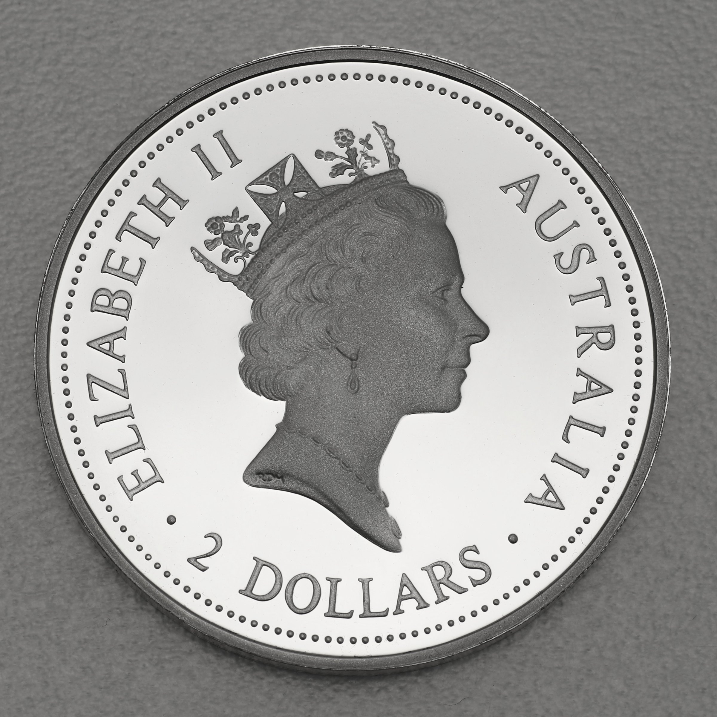 Silbermünze 2oz "Kookaburra" 1997 (PP) (Australien) - Detailansicht 1