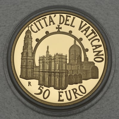 Goldmünze "50 Euro - 2015" Frau von Rosenkranz (Vatikanstadt) - Hauptansicht