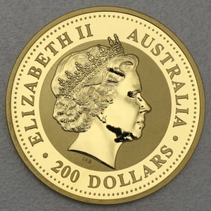Goldmünze 2oz "Känguru" 1998 Australian Nugget (Australien) - Miniaturansicht 2