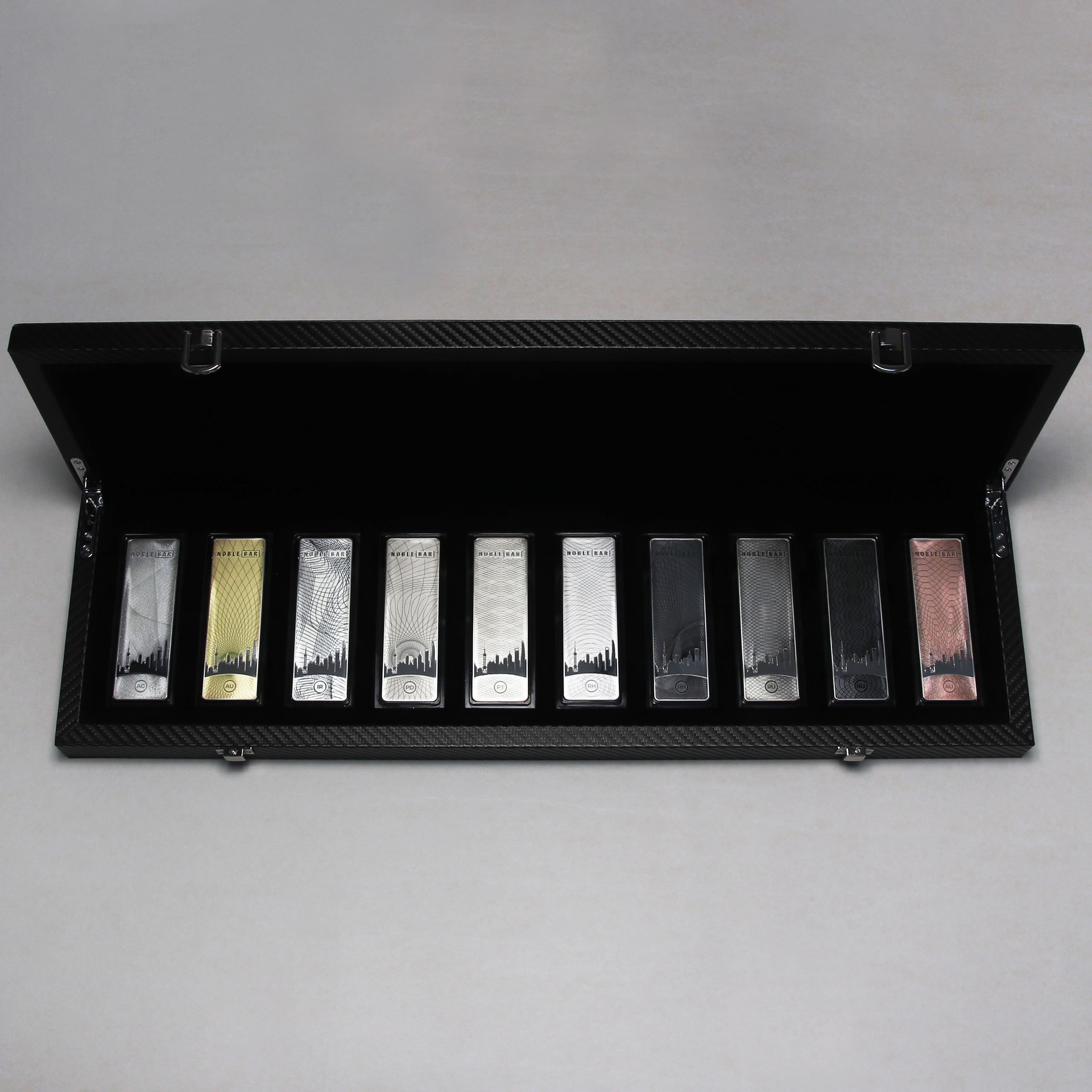 Münzbarren "NOBLE BAR Shanghai Edition" 10x 100g 2020 Set – 10-teilig (Kamerun) - Hauptansicht
