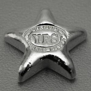 Silber 3-D Barren "Stern"  1/2oz, gegossen - Miniaturansicht 3