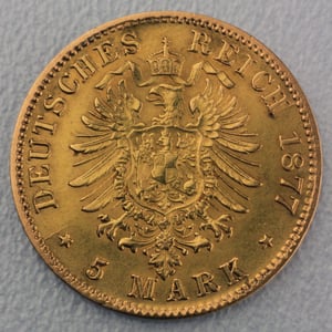 Goldmünze 5 Mark "Friedrich I." (Baden) - Miniaturansicht 2