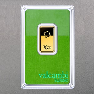 Goldbarren 10g "Green Gold" VALCAMBI (999,9 Au) - Miniaturansicht 2