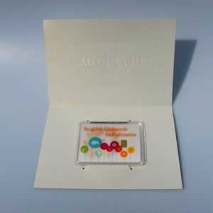 Geschenk-Karte "Alles Gute" mit goldenem Umschlag - Miniaturansicht 9