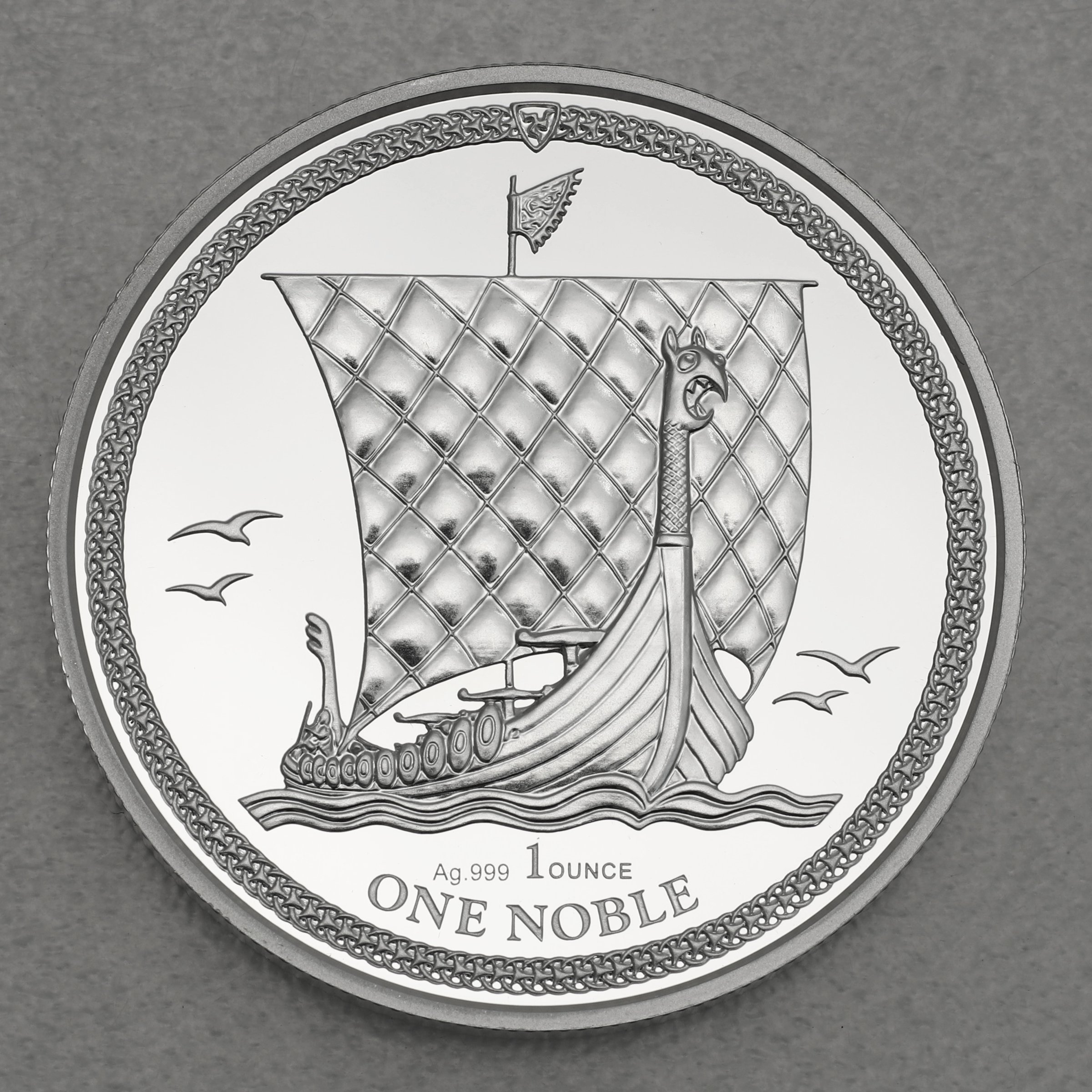 Silbermünze 1oz "One Noble" 2018 (Isle of Man) - Hauptansicht