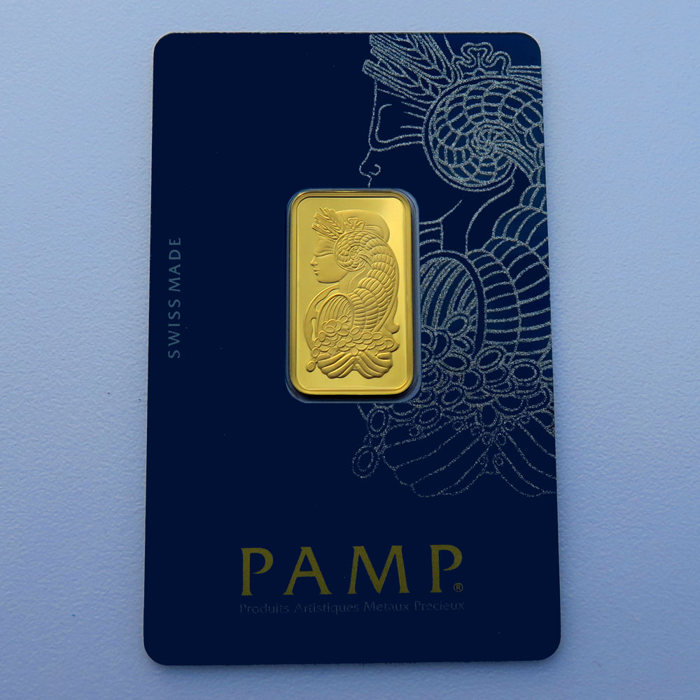 Goldbarren 10g PAMP "Fortuna" - Hauptansicht