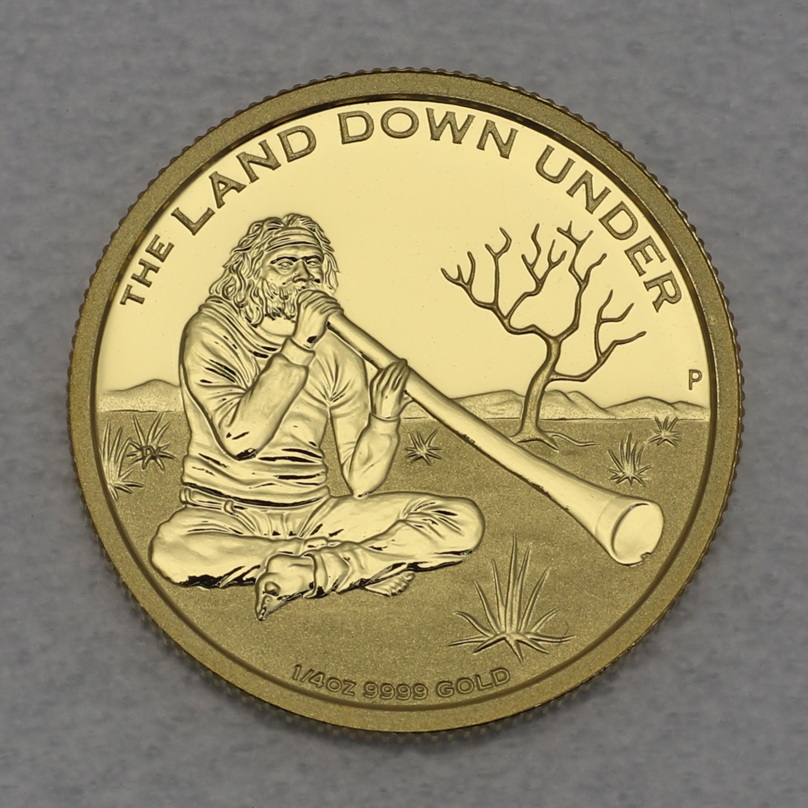 Goldmünze 1/4oz "Didgeridoo" 2013 Land down under (Australien) - Hauptansicht