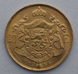 Goldmünze 20 Francs "Albert" (Belgien) - Miniaturansicht 2
