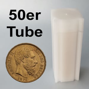 Goldmünze 50 x 20 Francs "Leopold II." Tube (Belgien) - Hauptansicht