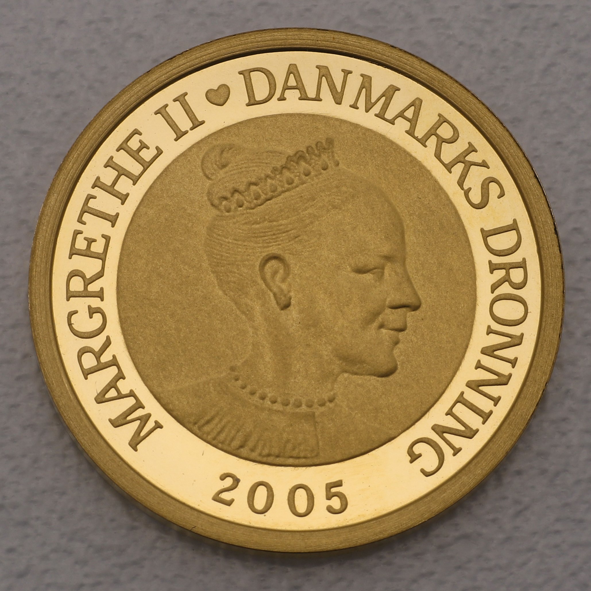 Goldmünze 10 Kronen "Kleine Meerjungfrau" 2005 Hans Christian Andersen (Dänemark) - Detailansicht 1