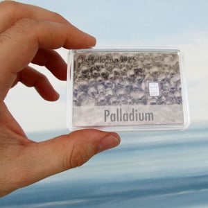 Palladiumbarren 1g "Pd-Palladium" (Flip) - Miniaturansicht 2