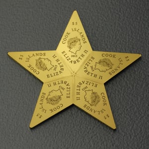 Goldmünze 5 x 1g "CombiStar" (Cook Islands) - Miniaturansicht 6