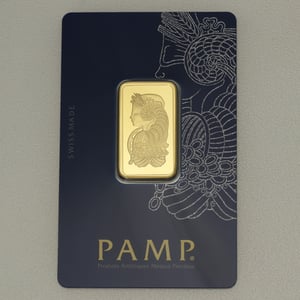 Goldbarren 1/2oz PAMP "Fortuna" - Hauptansicht