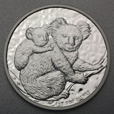 Silbermünze 1oz "Koala" 2008 (Australien) - Miniaturansicht 1