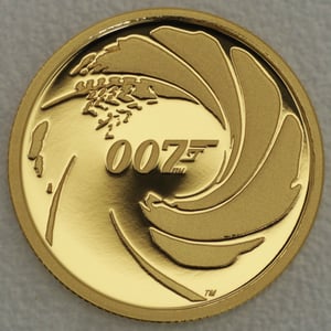 Goldmünze 1/4oz "James Bond 007" 2020 (PP) (Tuvalu) - Hauptansicht