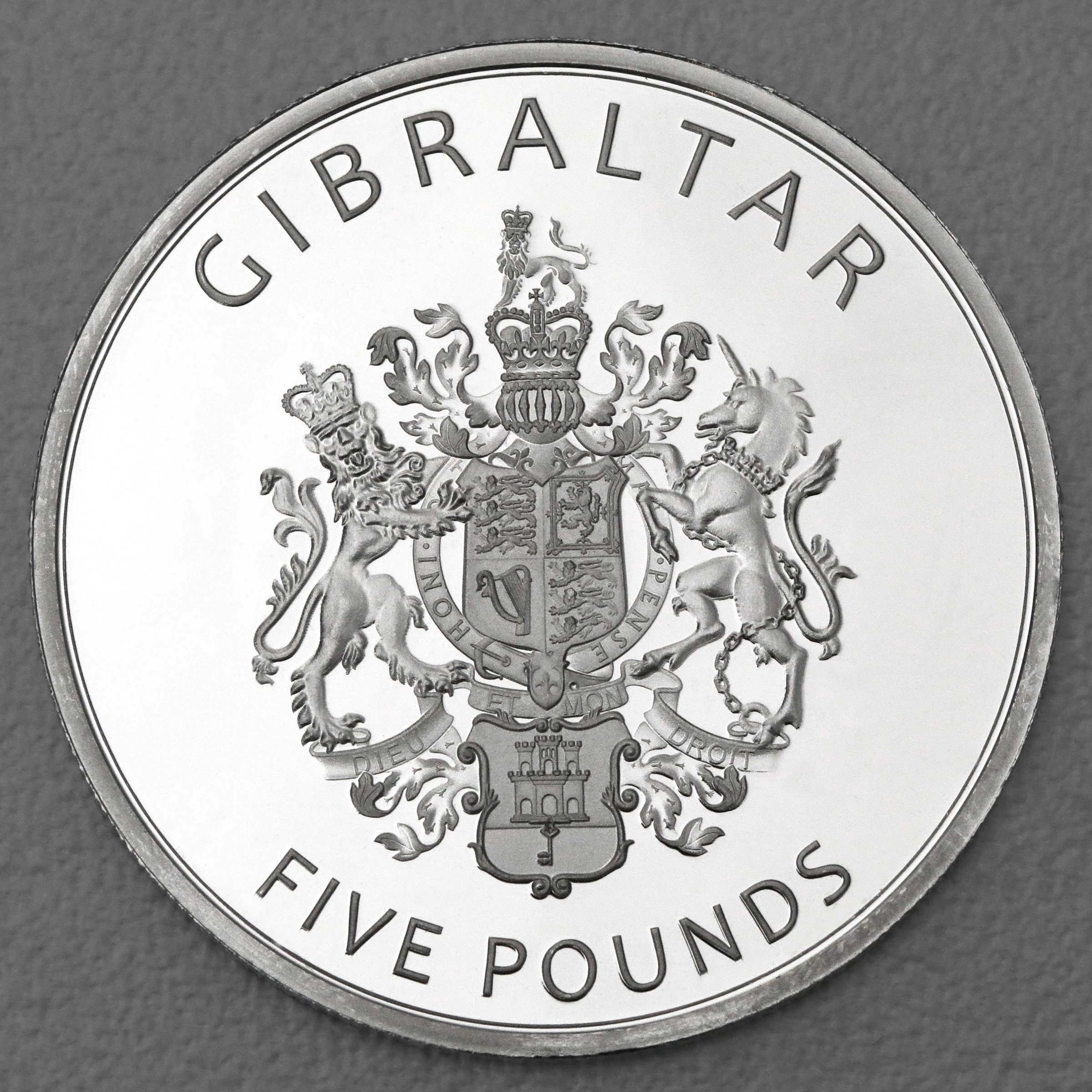 Platinmünze 1oz "Schloss Montis Calpe 2022" (Gibraltar) - Detailansicht 1