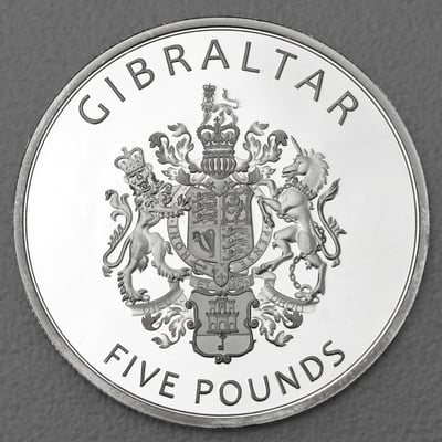 Platinmünze 1oz "Schloss Montis Calpe 2022" (Gibraltar) - Miniaturansicht 2