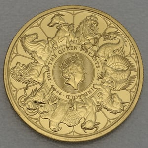 Goldmünze 1oz "Completer Coin" 2021 The Queen s Beasts (Großbritannien) - Hauptansicht