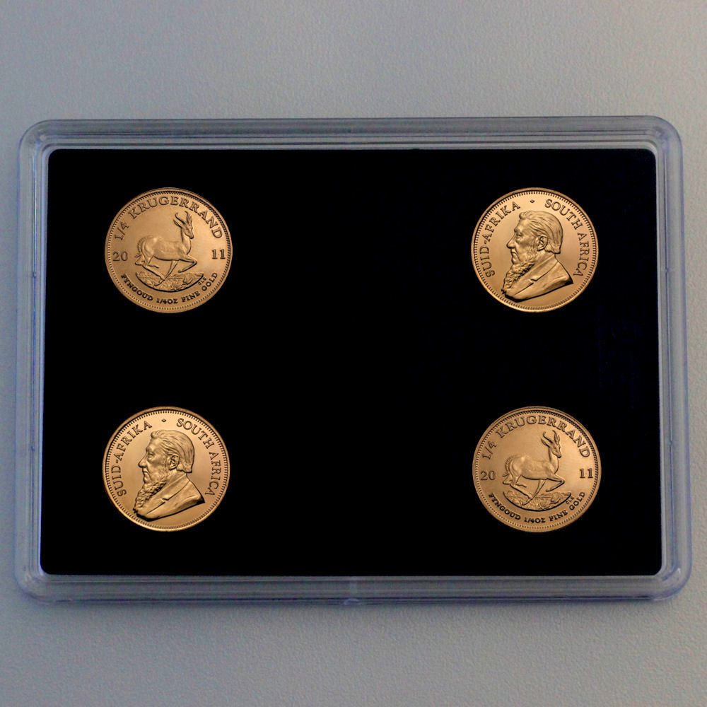Goldmünzen 4 x 1/4oz "Krügerrand" Set – 4-teilig (Südafrika) - Hauptansicht