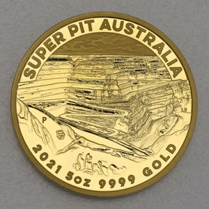 Goldmünze 5oz "Super Pit" 2021 (Australien) - Hauptansicht