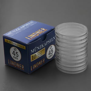 Münzkapseln 45mm 10er-Packung - Hauptansicht