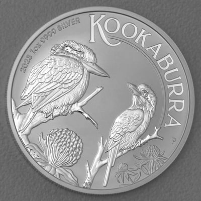 Silbermünze 1oz "Kookaburra" 2023 diff. (Australien) - Miniaturansicht 1