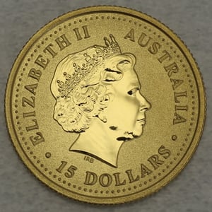 Goldmünze 1/10oz "Känguru" 1999 Australian Nugget (Australien) - Miniaturansicht 2