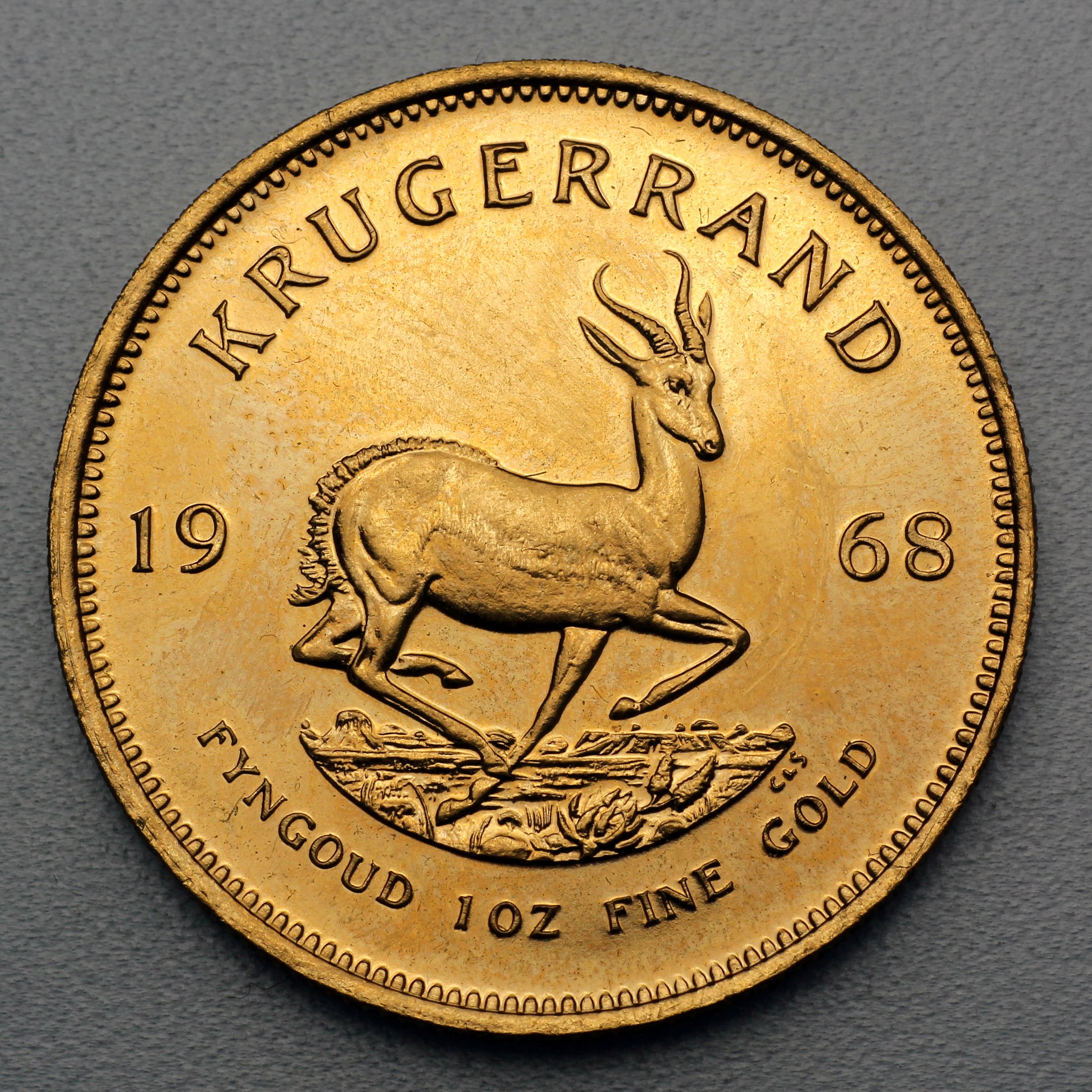 Goldmünze 1oz "Krügerrand" 1968 (Südafrika) - Hauptansicht