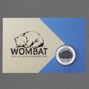 Silbermünze 1oz "Wombat" 2023 (koloriert) 19% (Australien) - Miniaturansicht 3