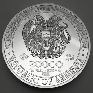 Silbermünze 5kg "Arche Noah" 2021 diff. (Armenien) - Miniaturansicht 2