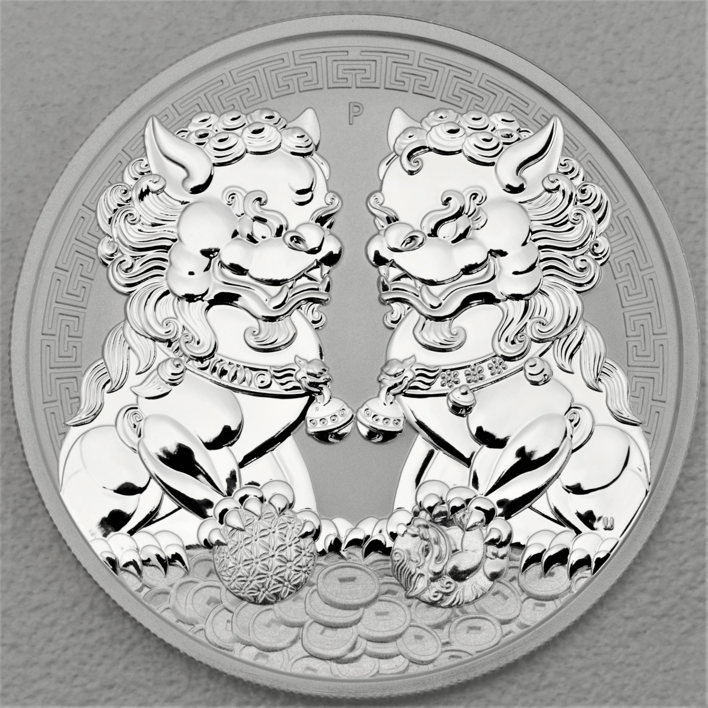 Silbermünze 1oz "Double Pixiu" 2020 Wächter-Löwen (Australien) - Hauptansicht