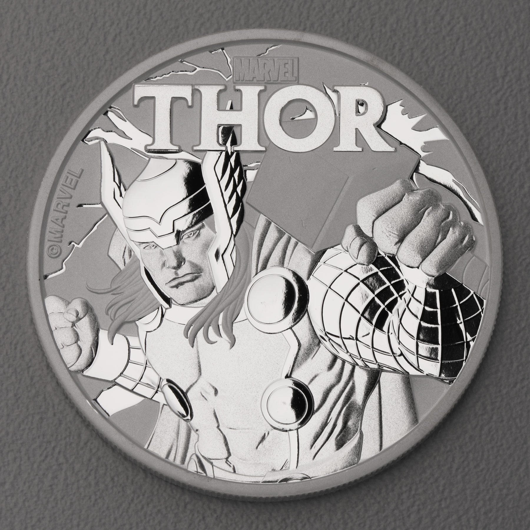 Silbermünze 1oz "Thor" 2018 Marvel (Tuvalu) - Hauptansicht