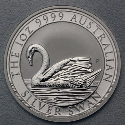 Silbermünze 1oz "Schwan" 2017 (Australien) - Miniaturansicht 1