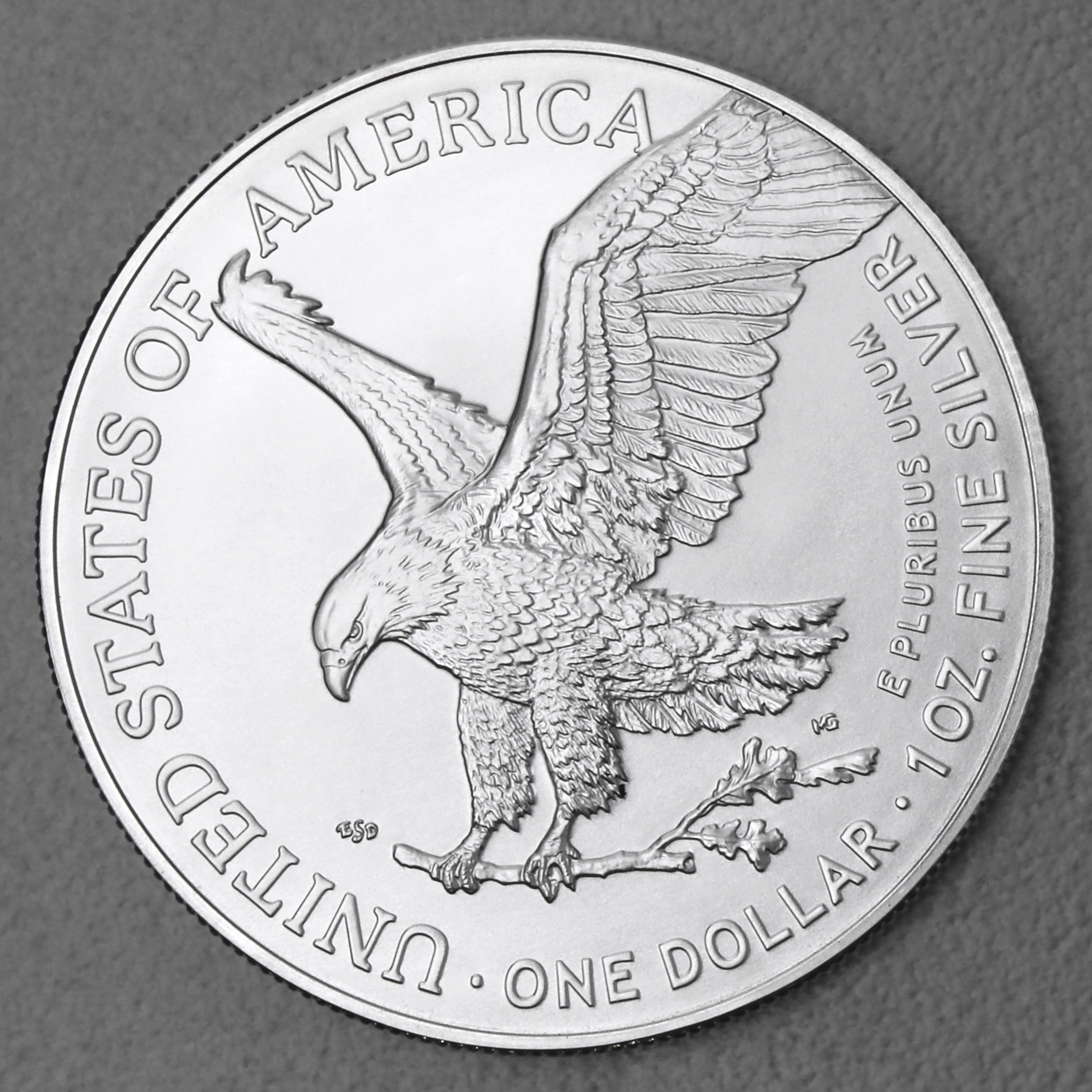 Silbermünze 1oz "American Eagle" verschiedene Jahrgänge (USA) 19% - Hauptansicht