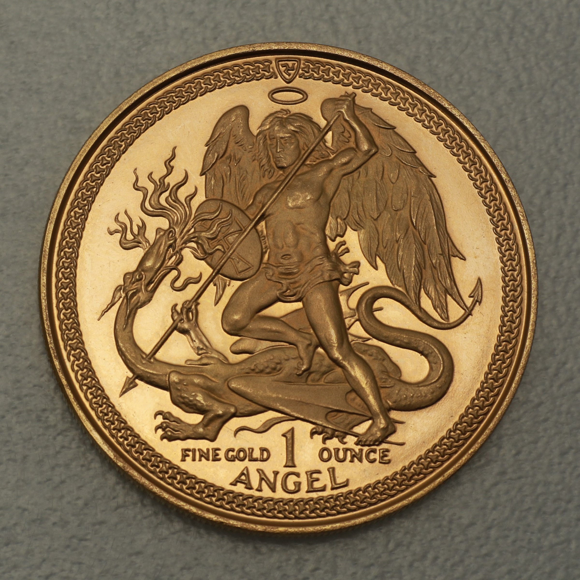 Goldmünze 1oz "Angel" 1985 (Isle of Man) - Hauptansicht