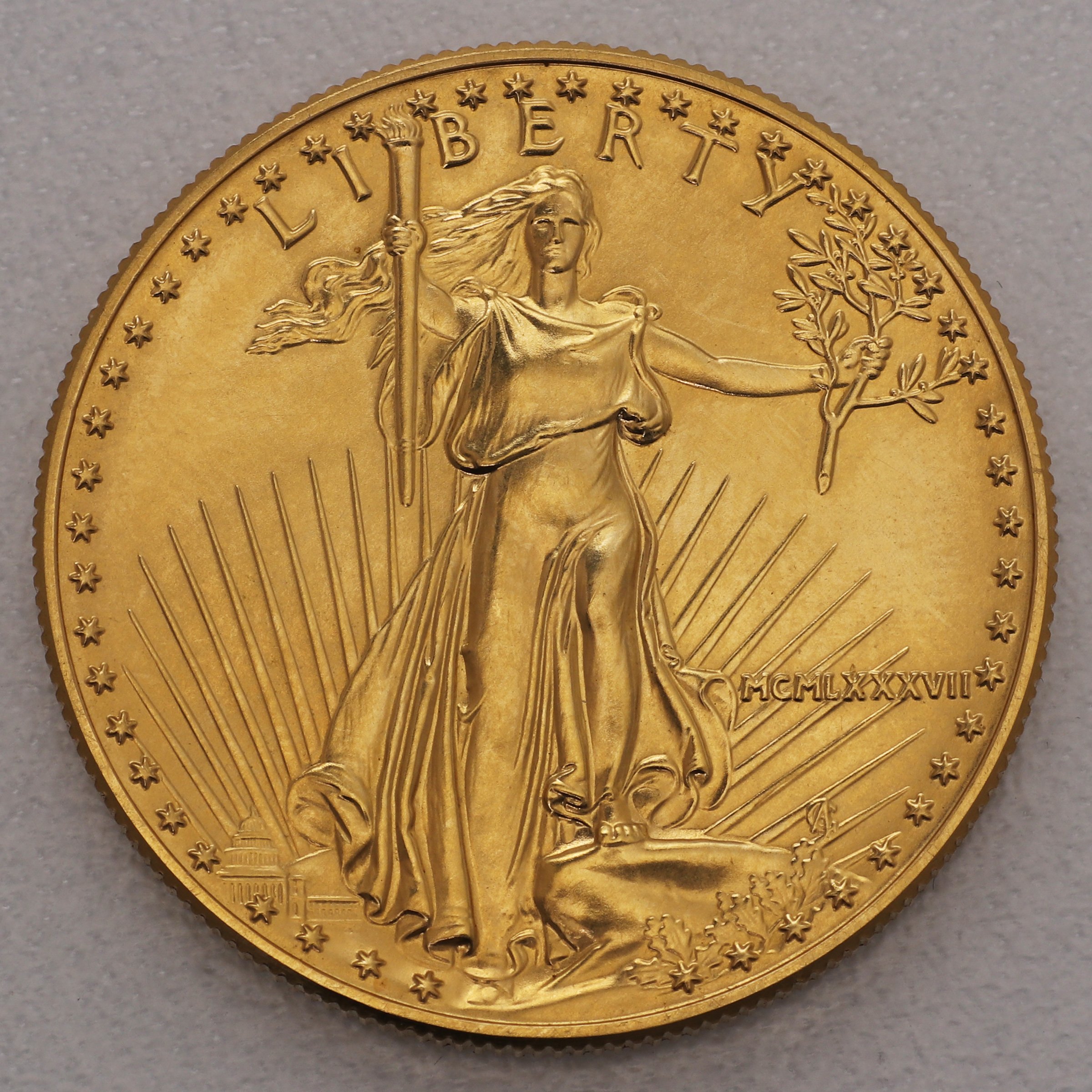 Goldmünze 1oz "American Eagle" 1987 (USA) - Hauptansicht